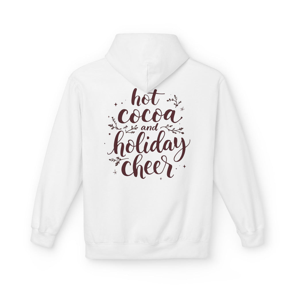 Hot Cocoa and Holiday Cheer Hoodie — Cozy Christmas Sweatshirt