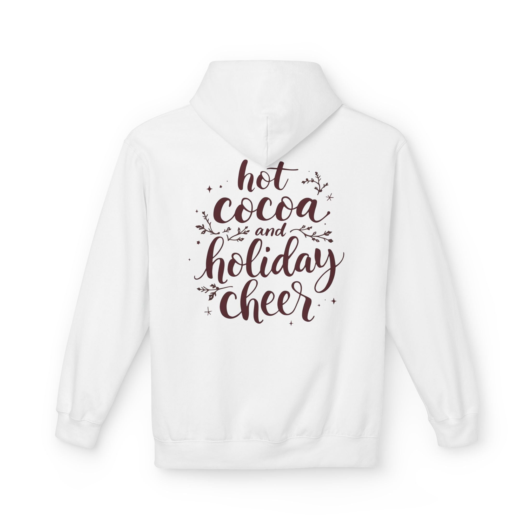 Hot Cocoa and Holiday Cheer Hoodie — Cozy Christmas Sweatshirt