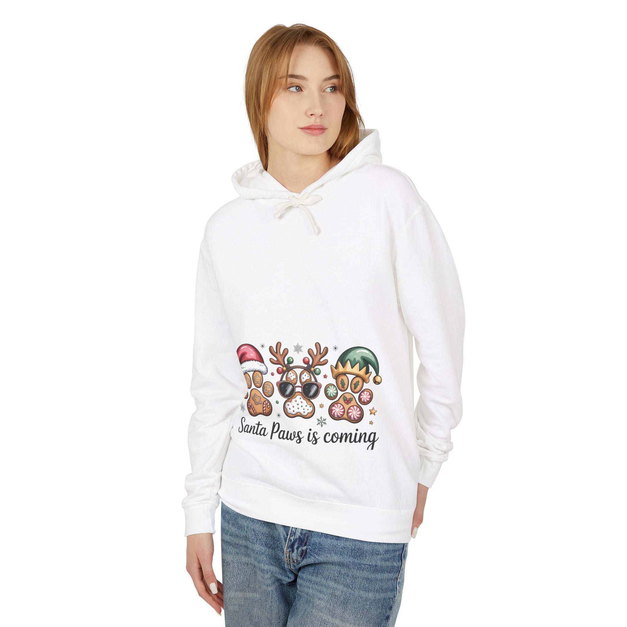 Santa Paws Is Coming Hoodie
