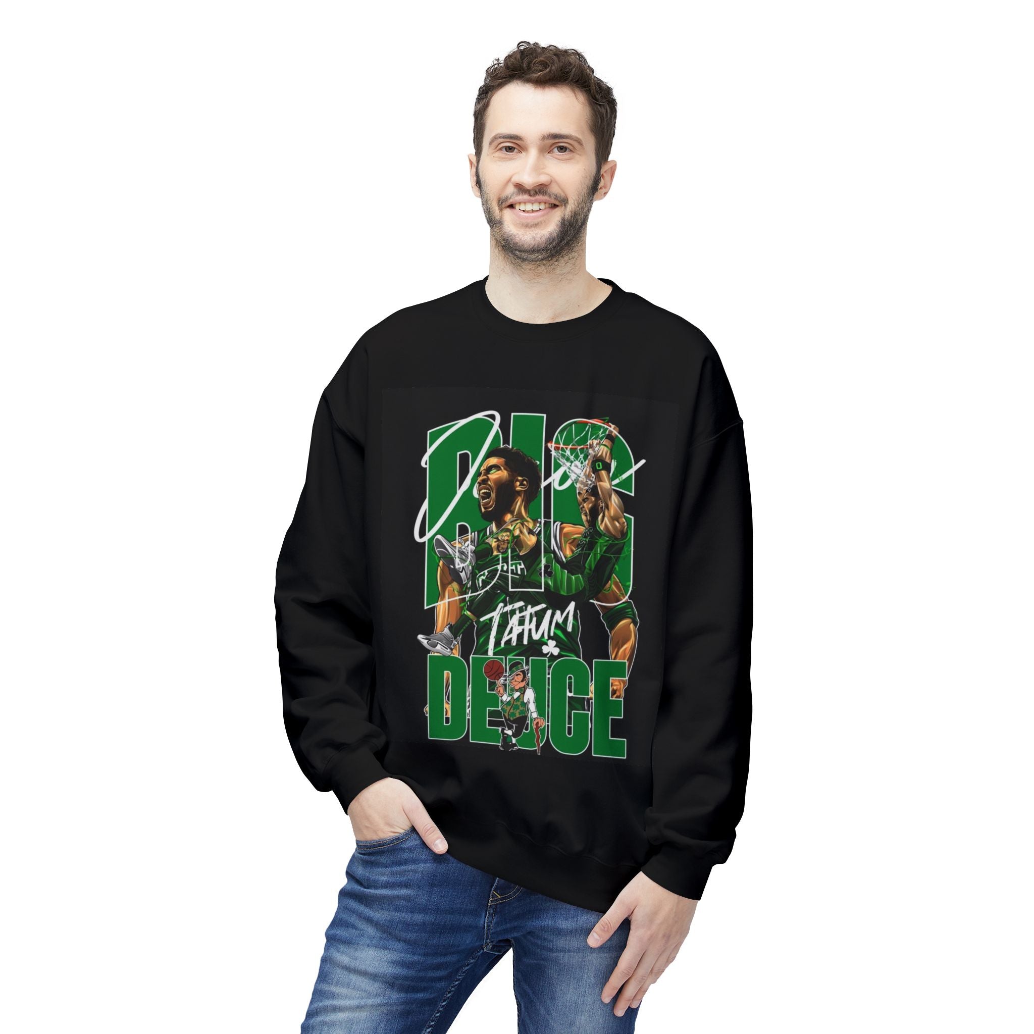 Boston Celtics ‘Tatum & Deuce’ Crewneck Sweatshirt