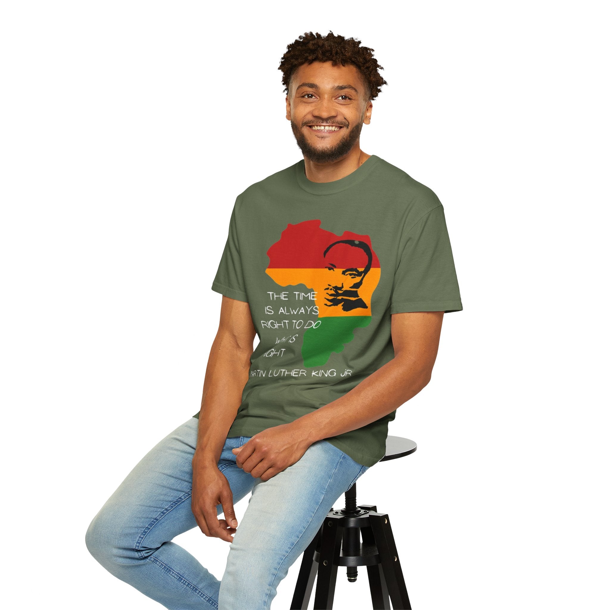 Africa Pride T-Shirt — Retro Rasta Map Design