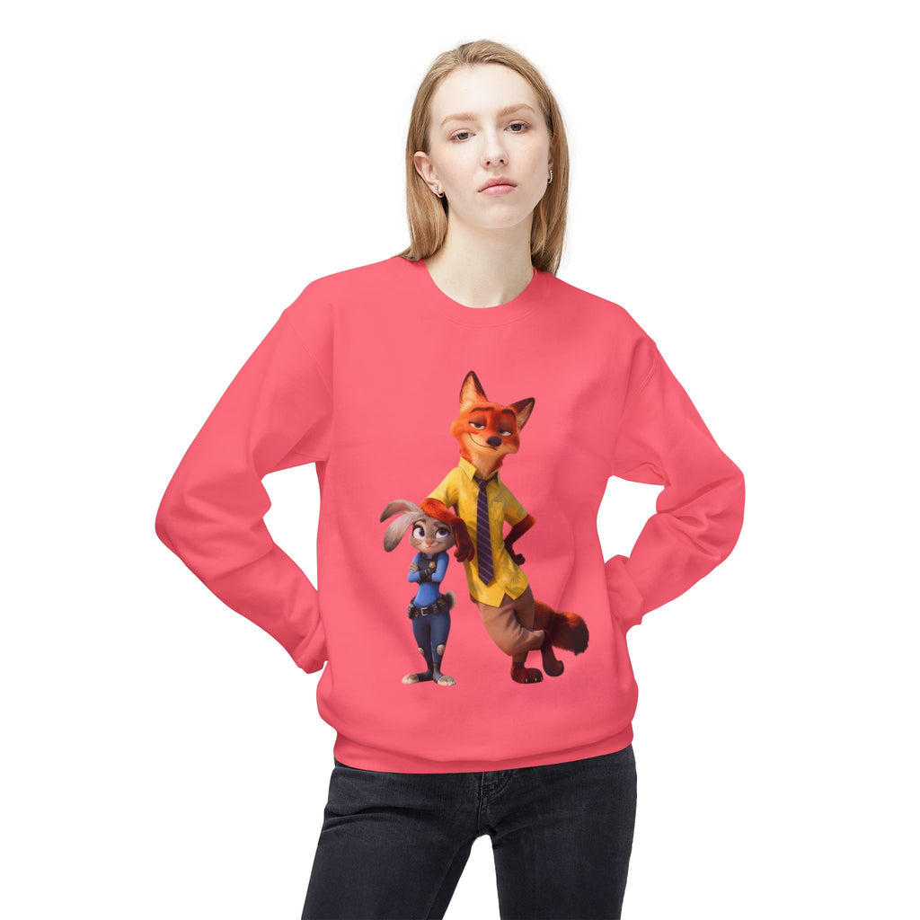 Zootopia Nick & Judy Crewneck Sweatshirt
