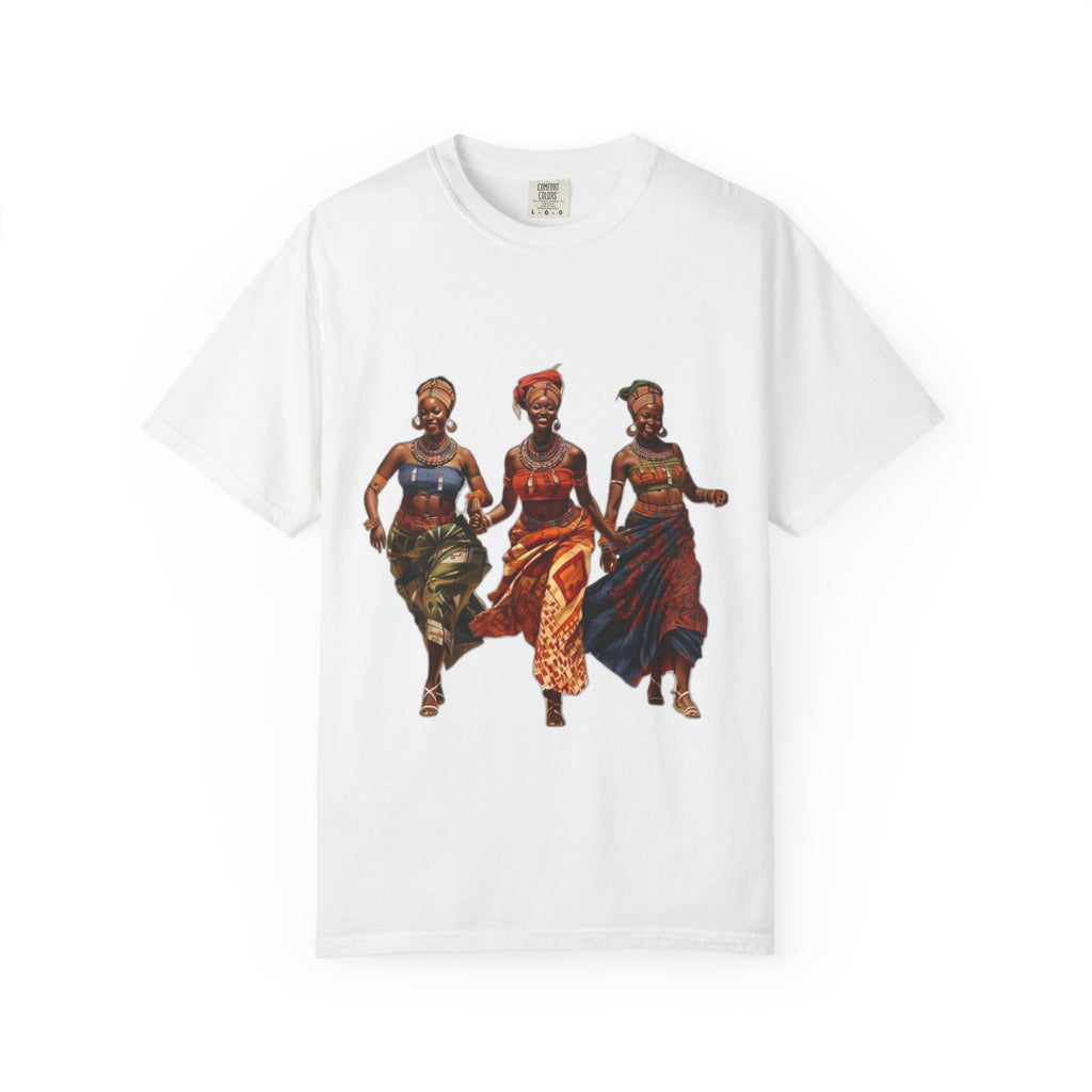 T-Shirt — African Women Running Art Print Tee