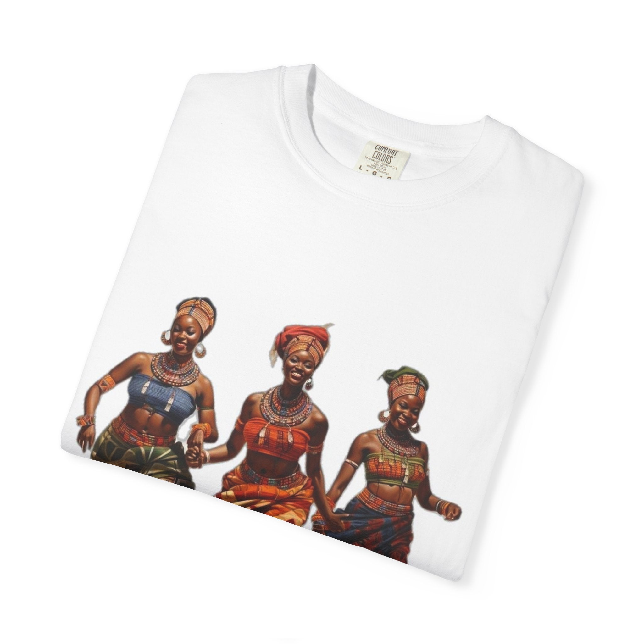 T-Shirt — African Women Running Art Print Tee