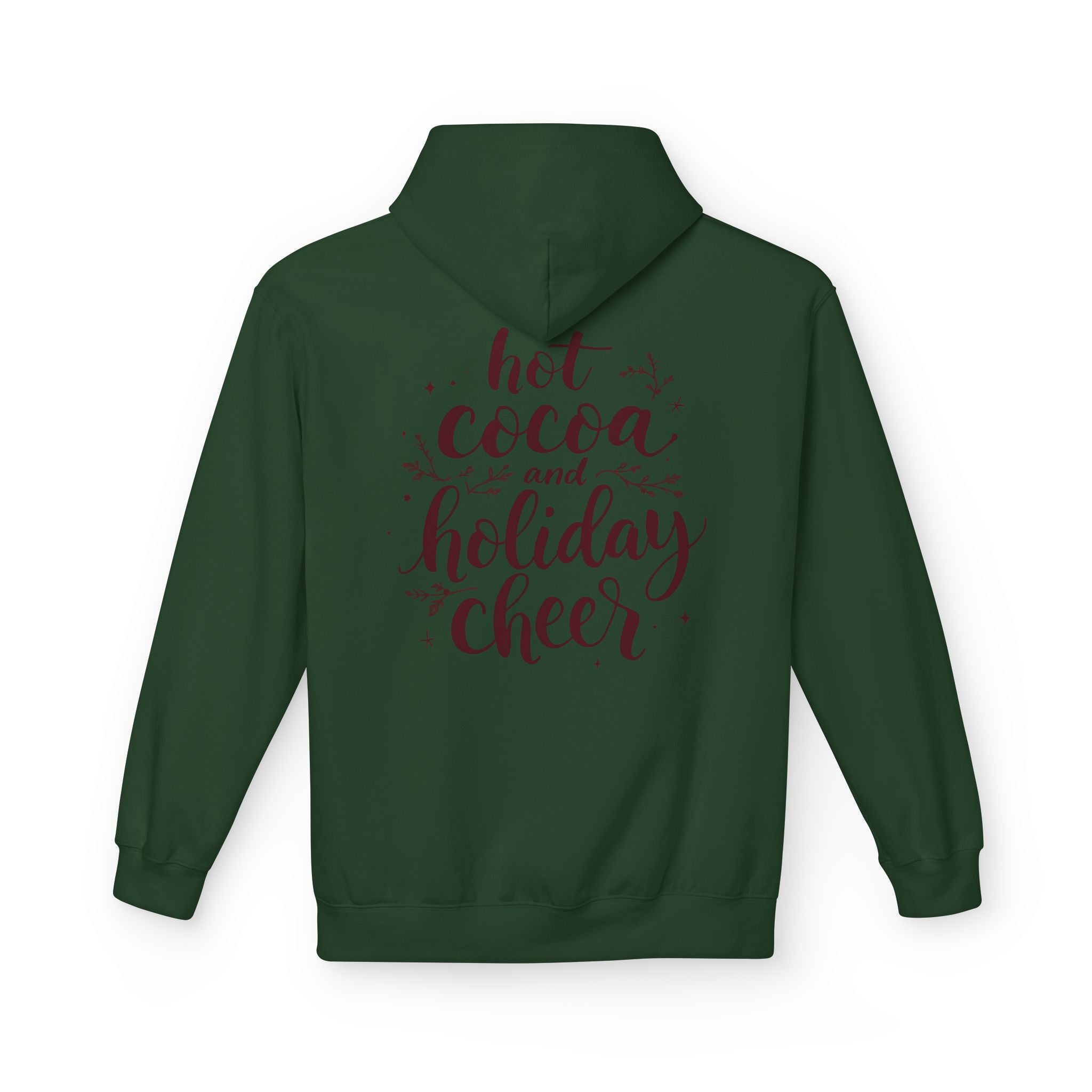 Hot Cocoa and Holiday Cheer Hoodie — Cozy Christmas Sweatshirt