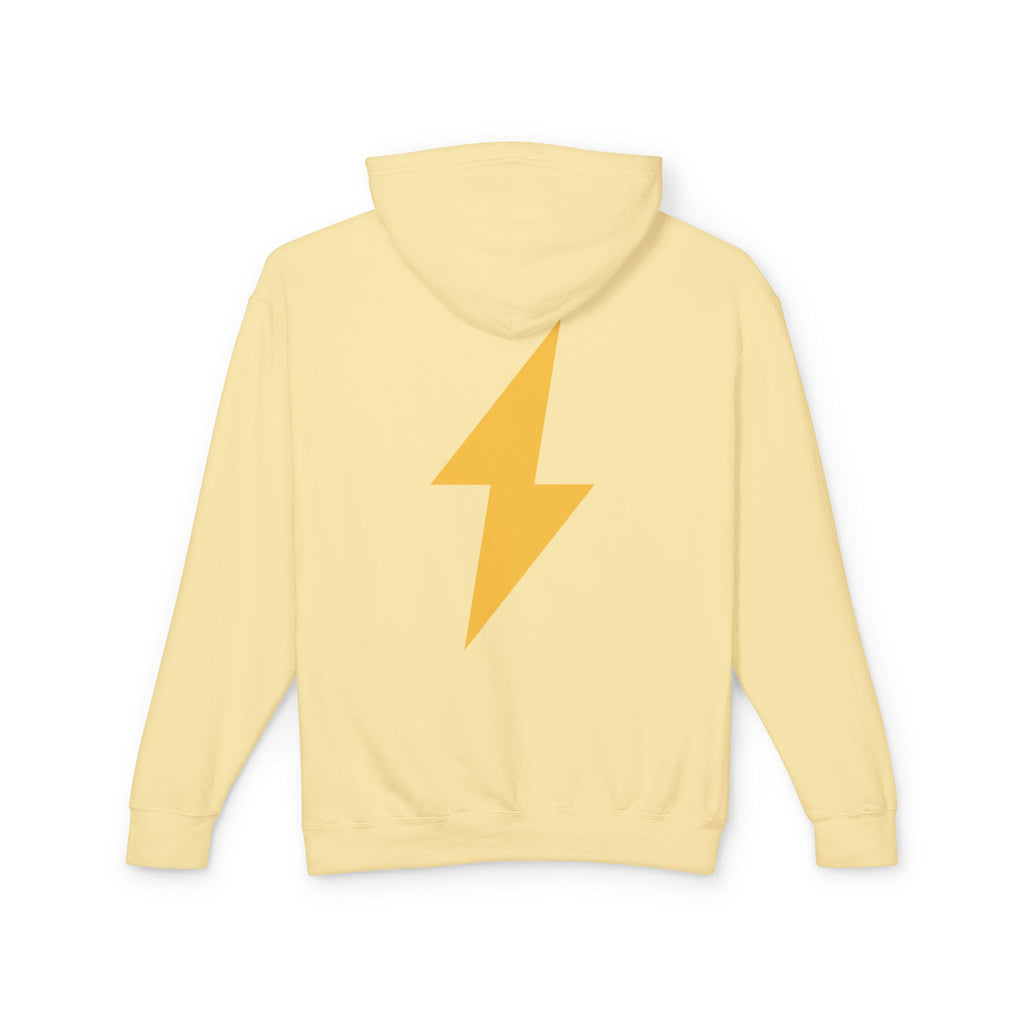 80's Babe Lightning Hoodie — Retro 80s Graphic Pullover