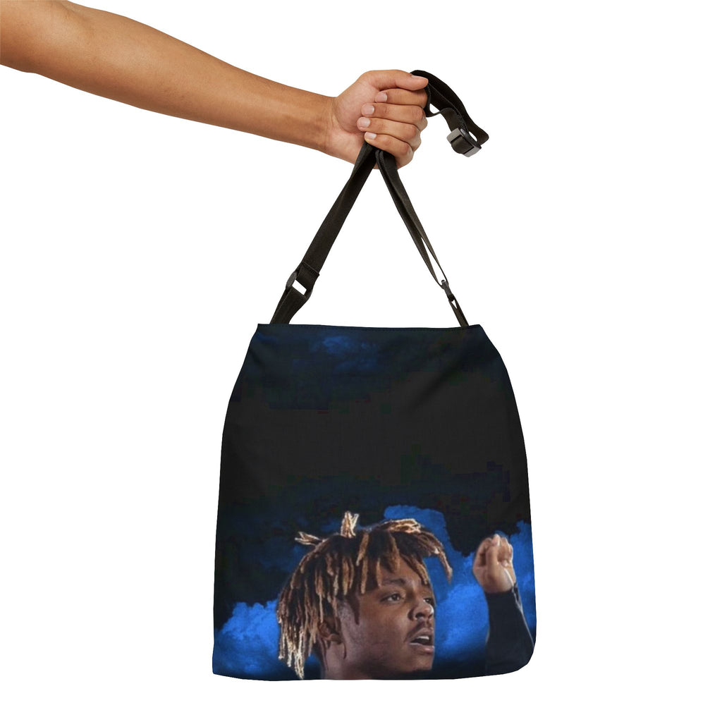Adjustable Tote Bag - Blue Night Music Portrait Design