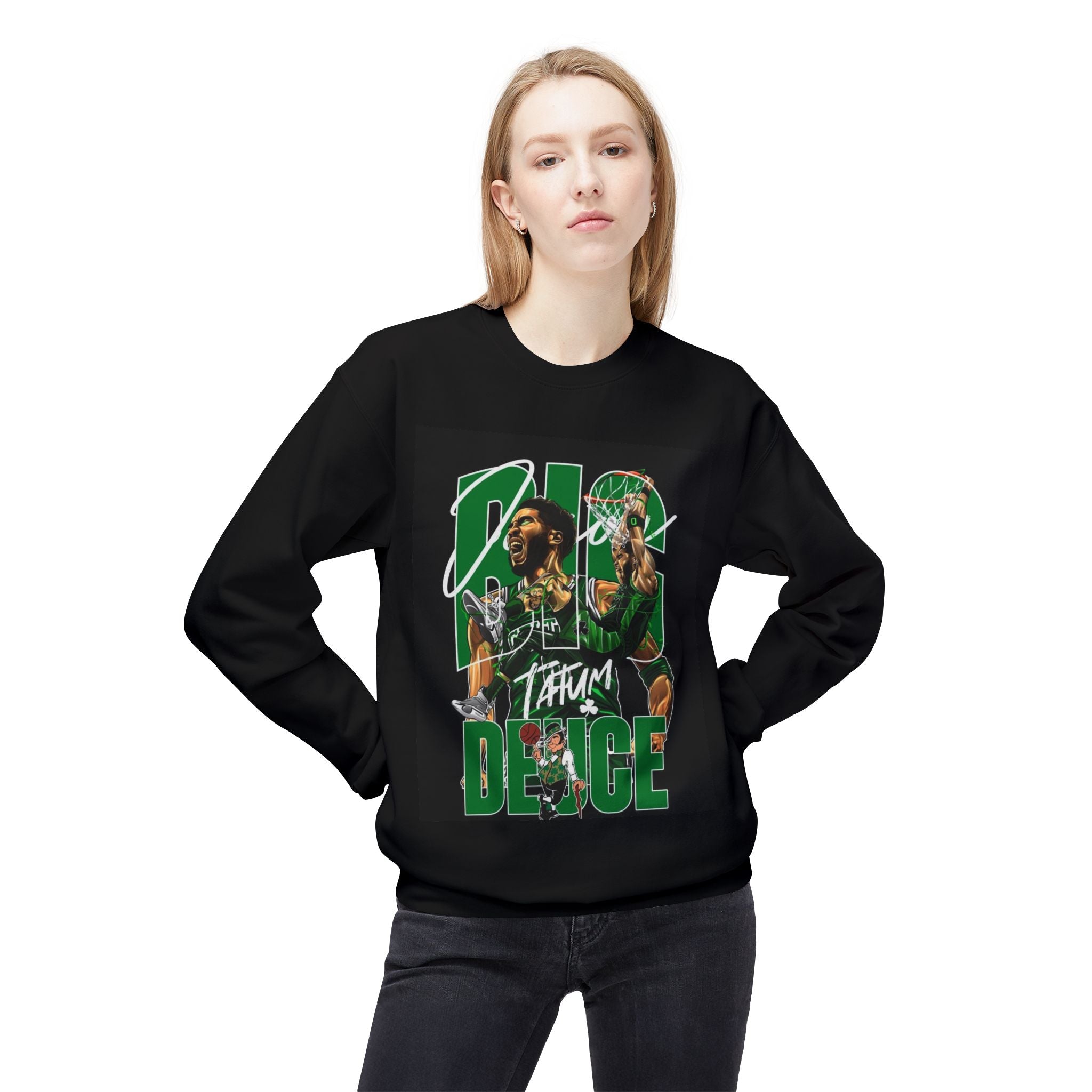 Boston Celtics ‘Tatum & Deuce’ Crewneck Sweatshirt