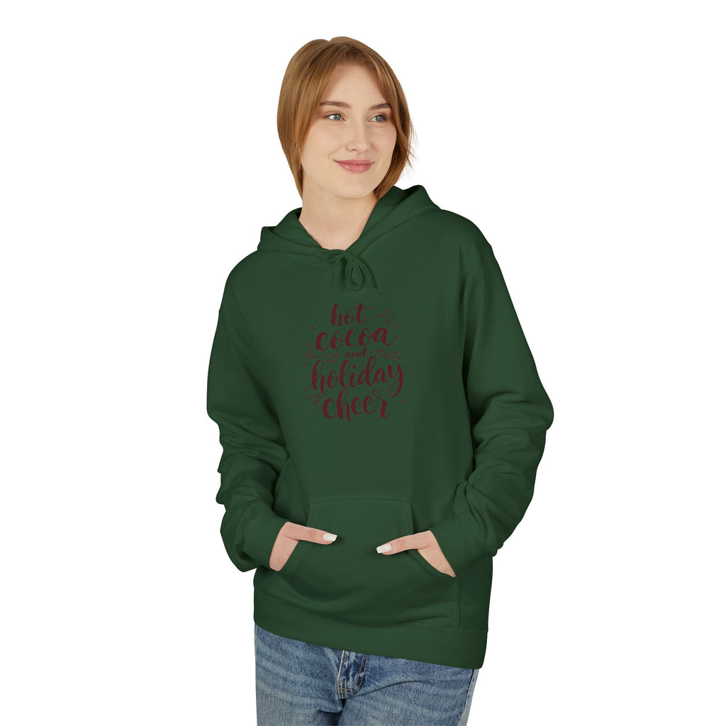 Hot Cocoa and Holiday Cheer Hoodie — Cozy Christmas Sweatshirt